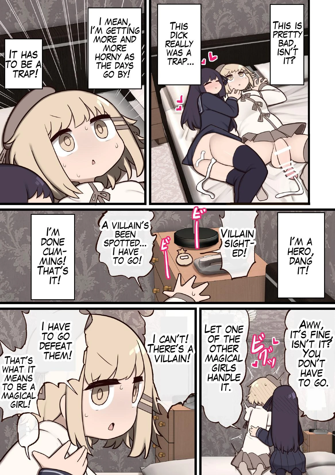 Futanari Magical Girl ~The Enemy Gave Me a Dick So We Might as Well Fuck?~ porn comic picture 25