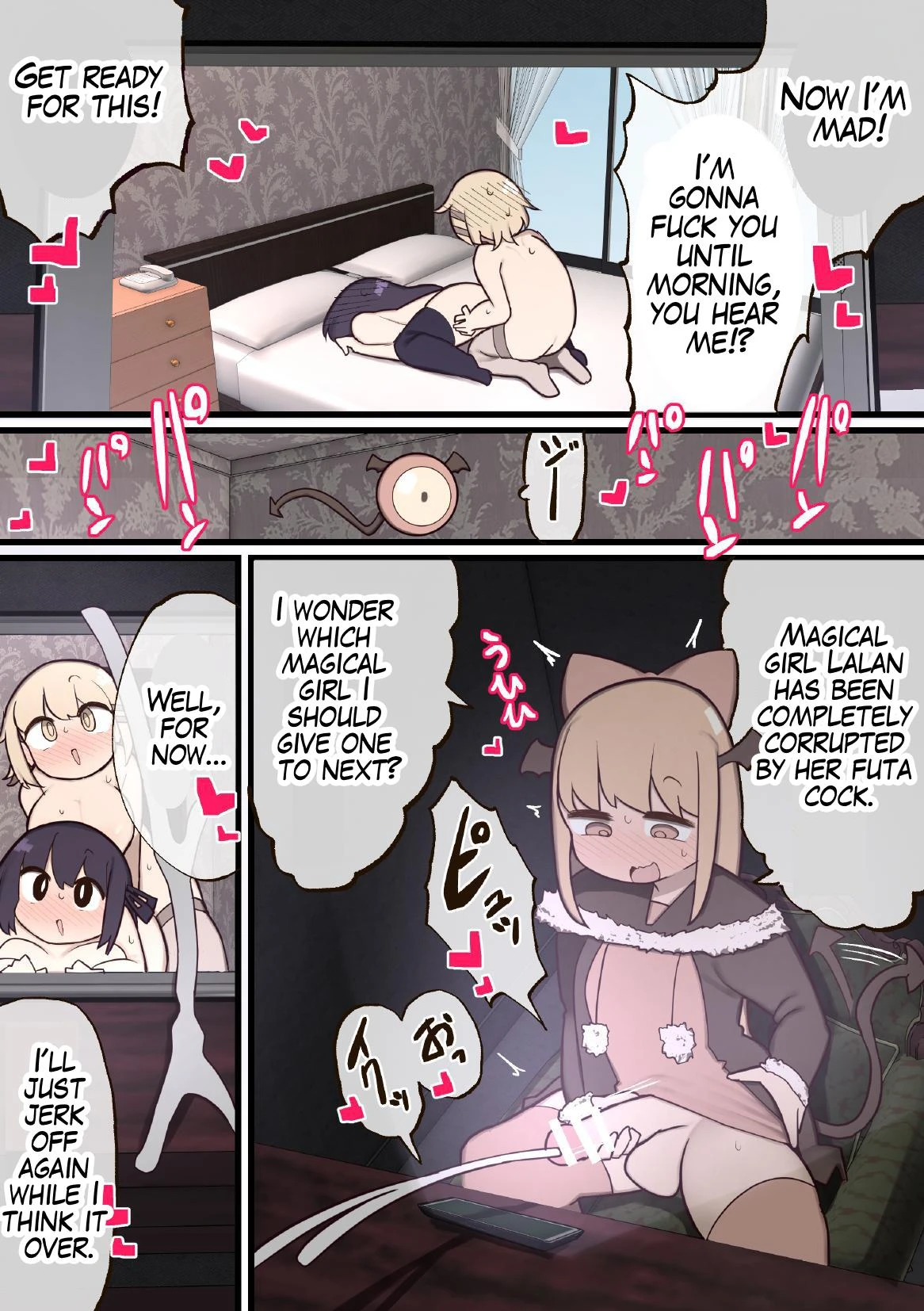 Futanari Magical Girl ~The Enemy Gave Me a Dick So We Might as Well Fuck?~ porn comic picture 29