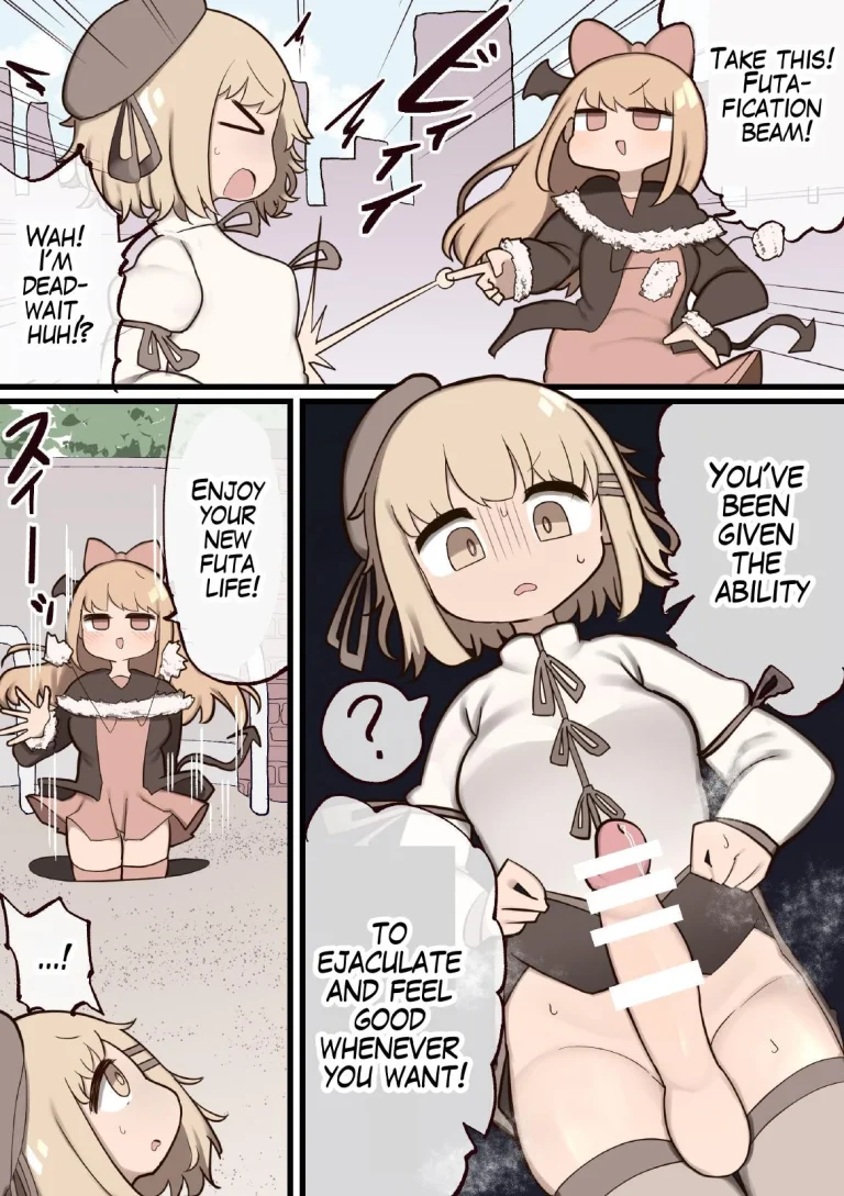 Futanari Magical Girl ~The Enemy Gave Me a Dick So We Might as Well Fuck?~ porn comic picture 3