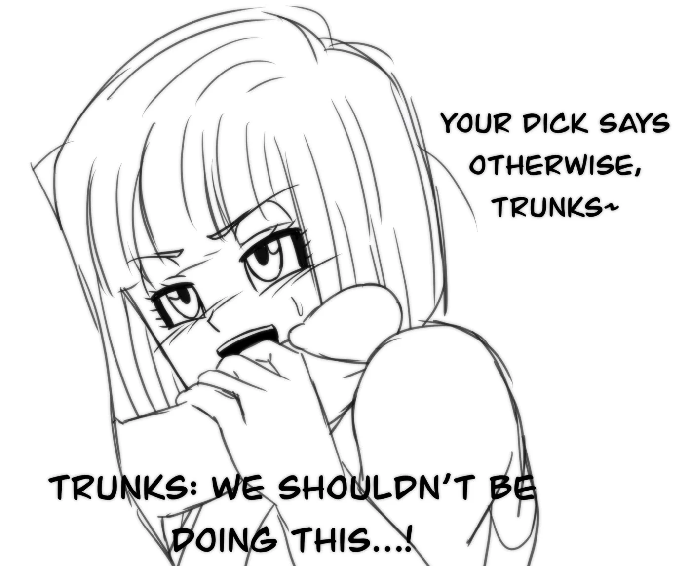 Future Trunks and Bulma porn comic picture 14