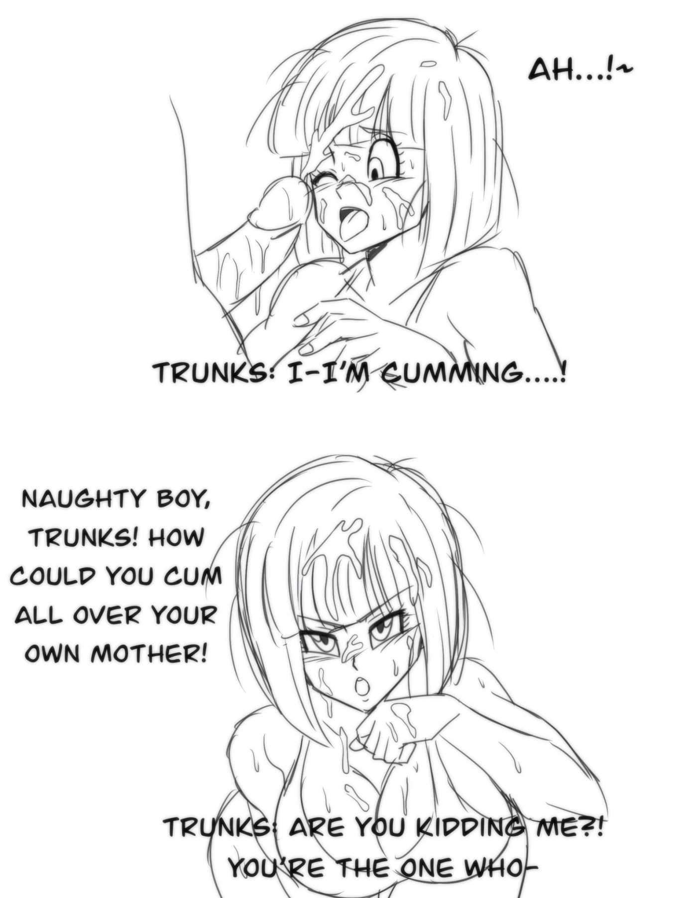 Future Trunks and Bulma porn comic picture 18