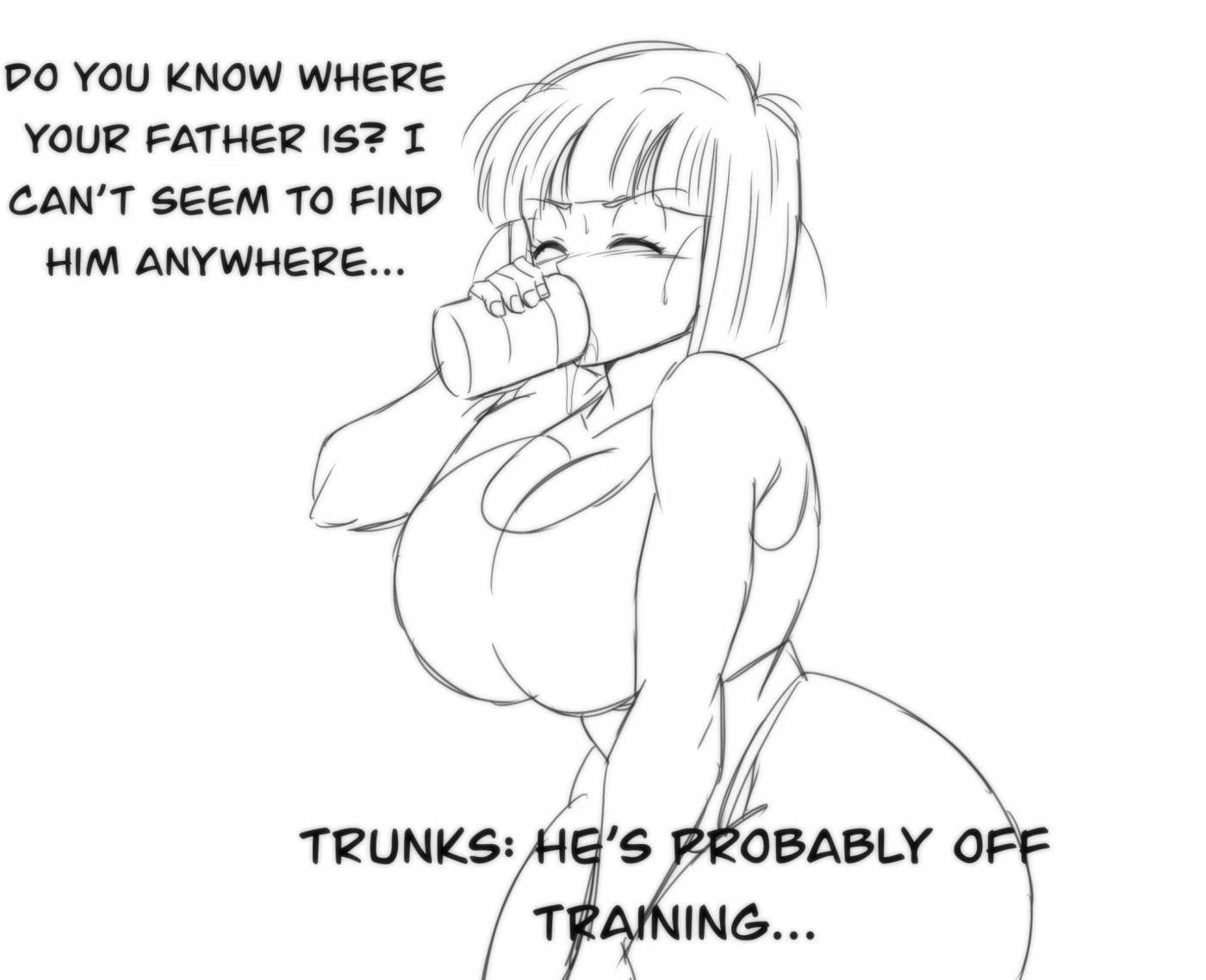 Future Trunks and Bulma porn comic picture 3