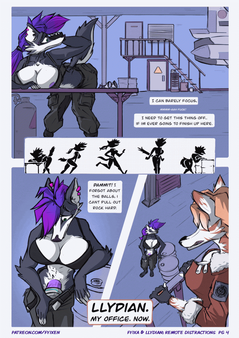 Fyixa and Llydian; Workplace Distractions porn comic picture 5