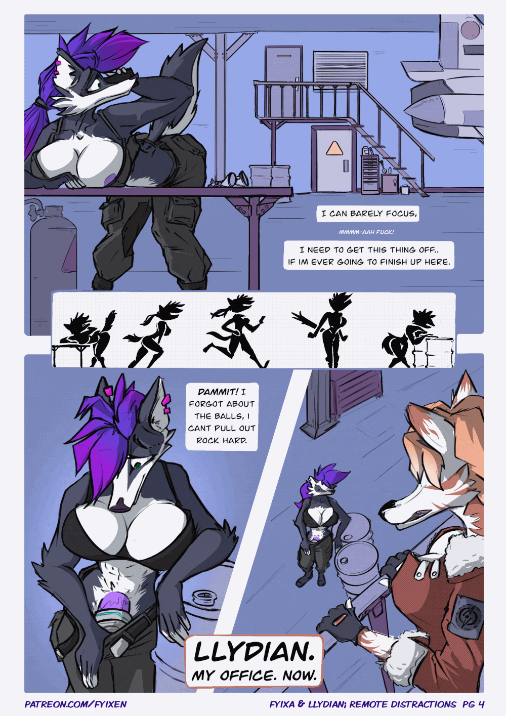 Fyixa and Llydian; Workplace Distractions porn comic picture 5
