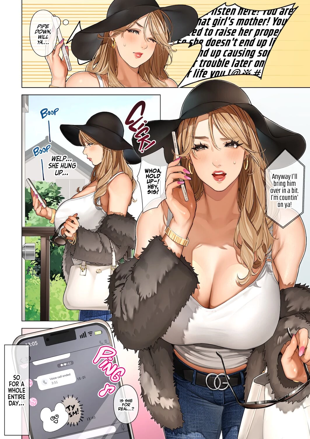 Gal Mama Anna-san porn comic picture 3