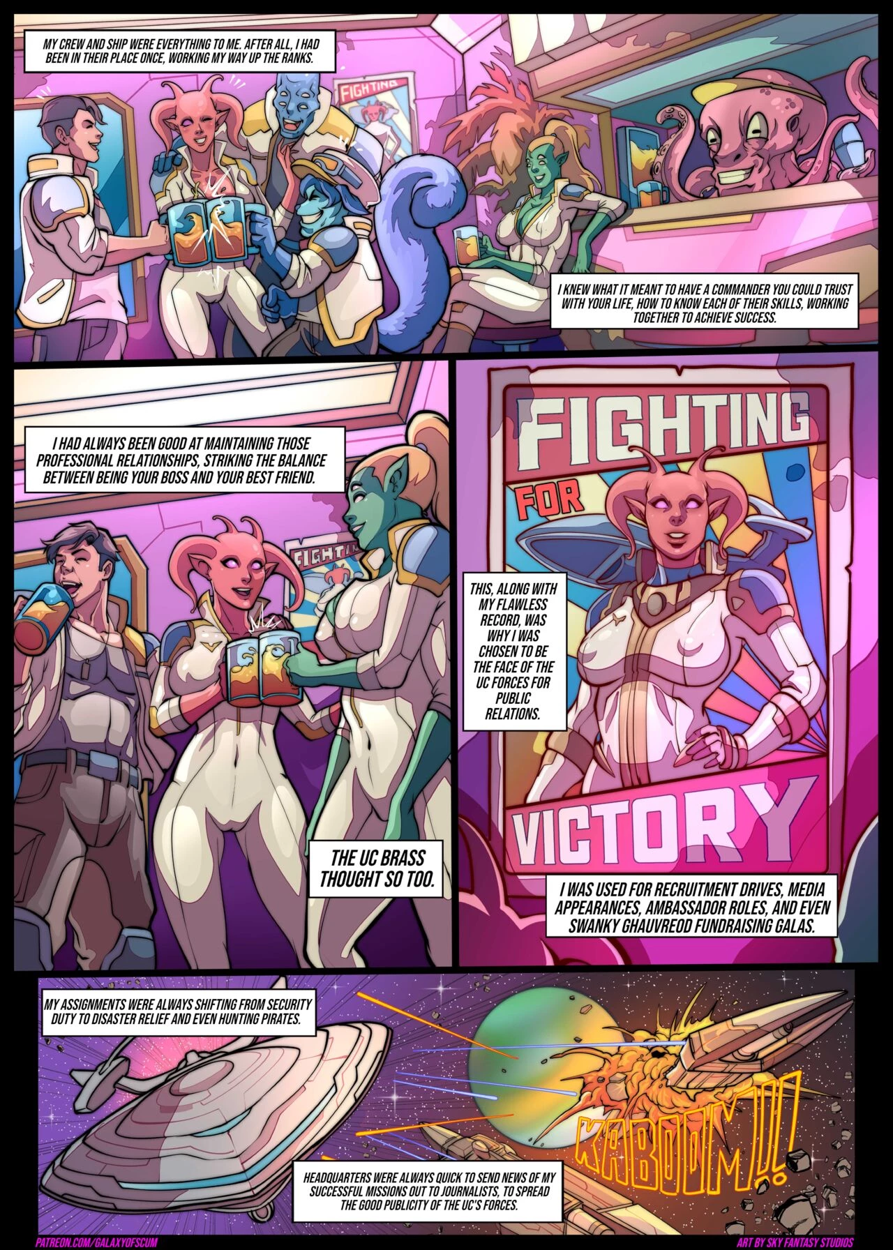 Galaxy of Scum 3: Tales from the harem porn comic picture 3