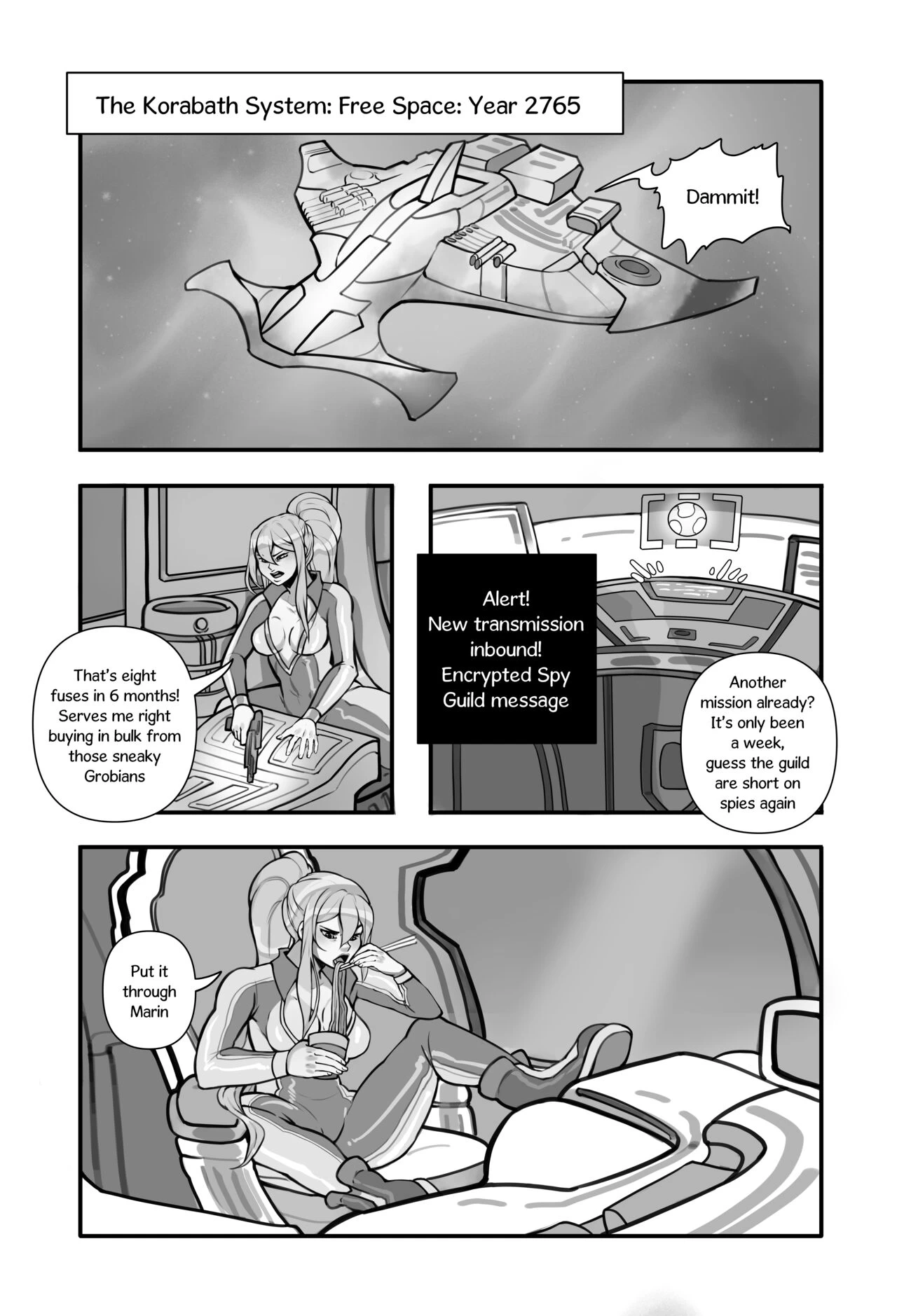 Galaxy of Scum porn comic picture 3