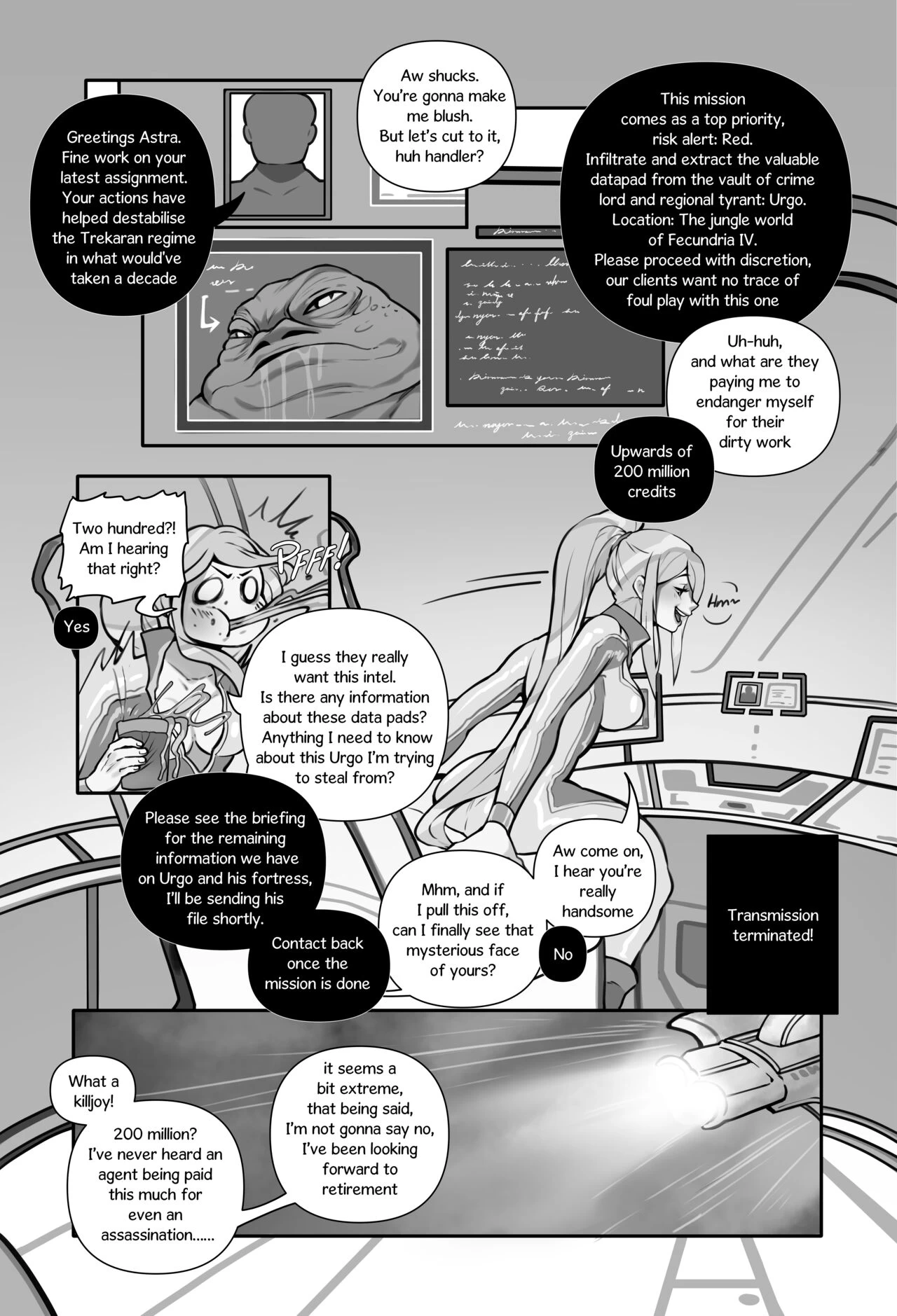 Galaxy of Scum porn comic picture 4