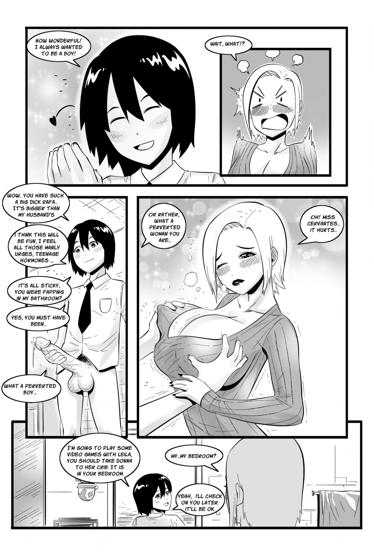 Gamer Mom porn comic picture 7