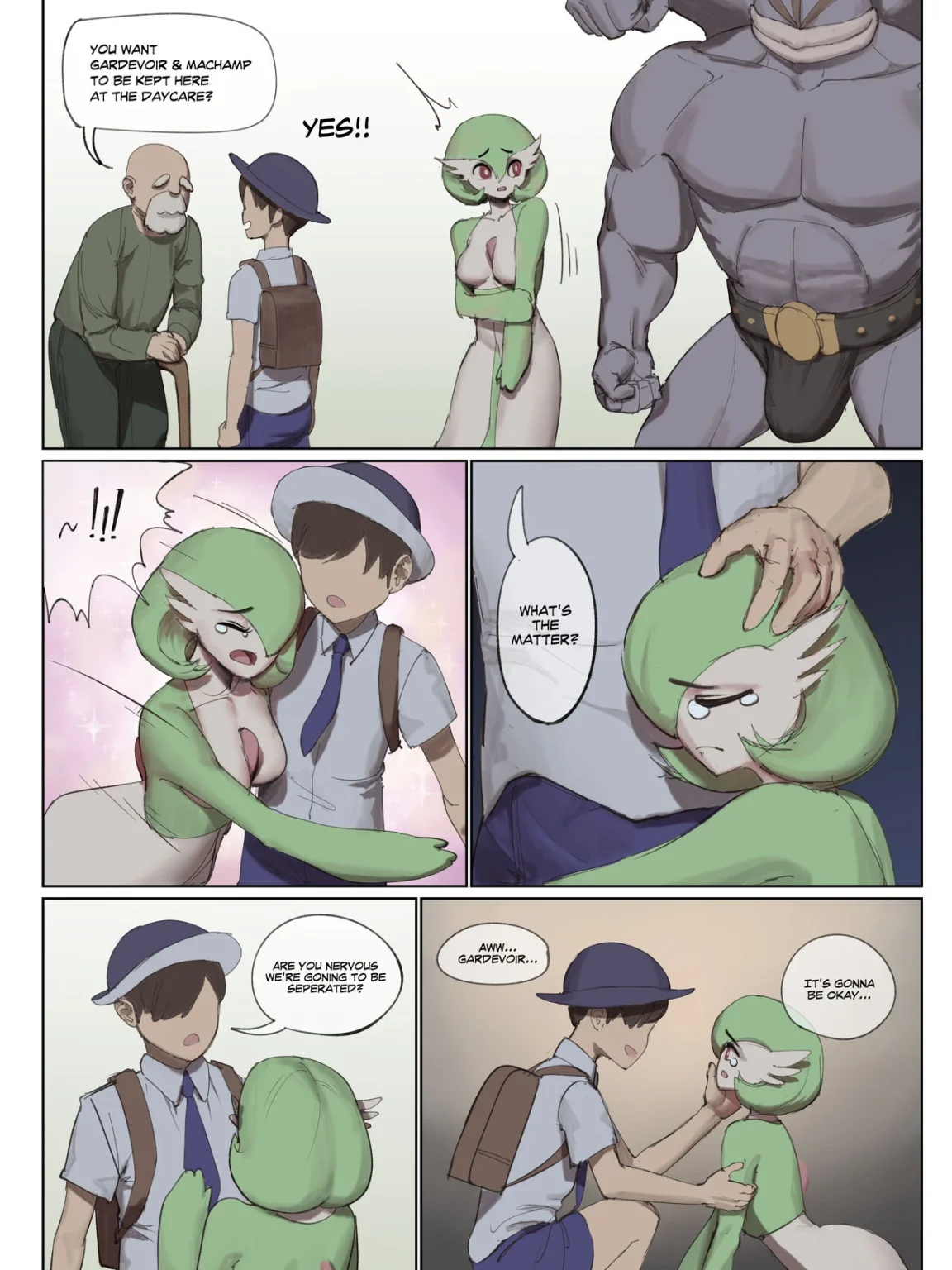 Gardevoir at the Daycare porn comic picture 1