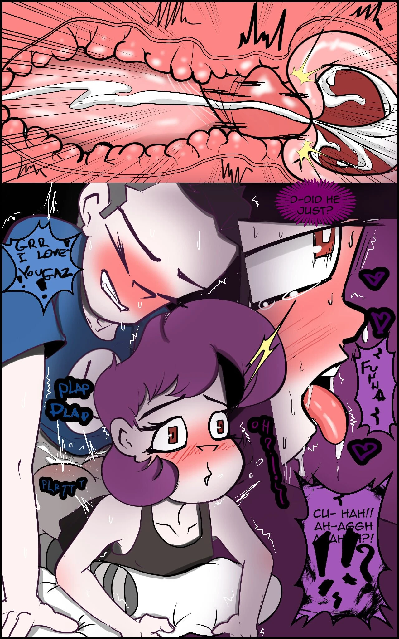 Gaz Sleep Over porn comic picture 12