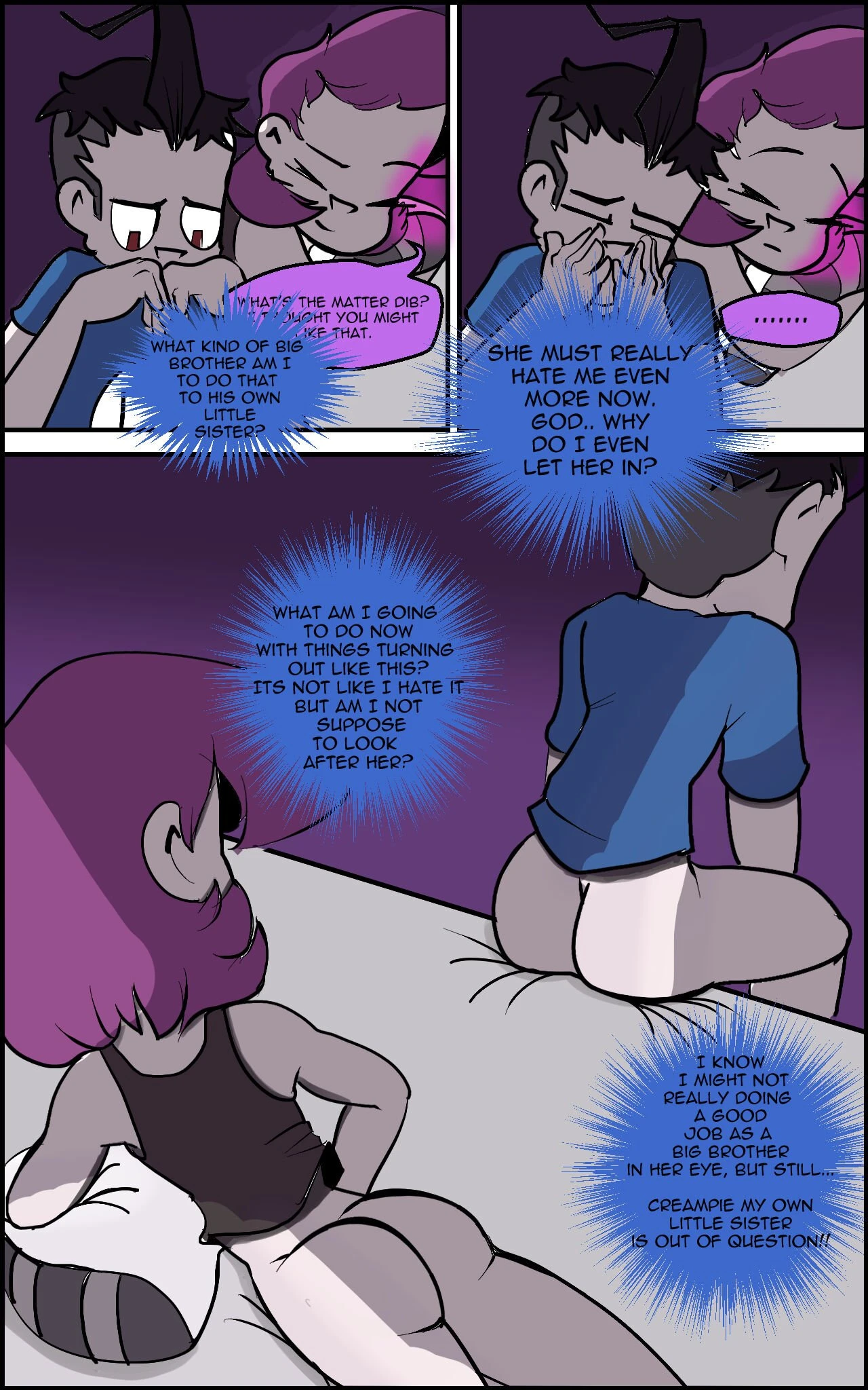 Gaz Sleep Over porn comic picture 15