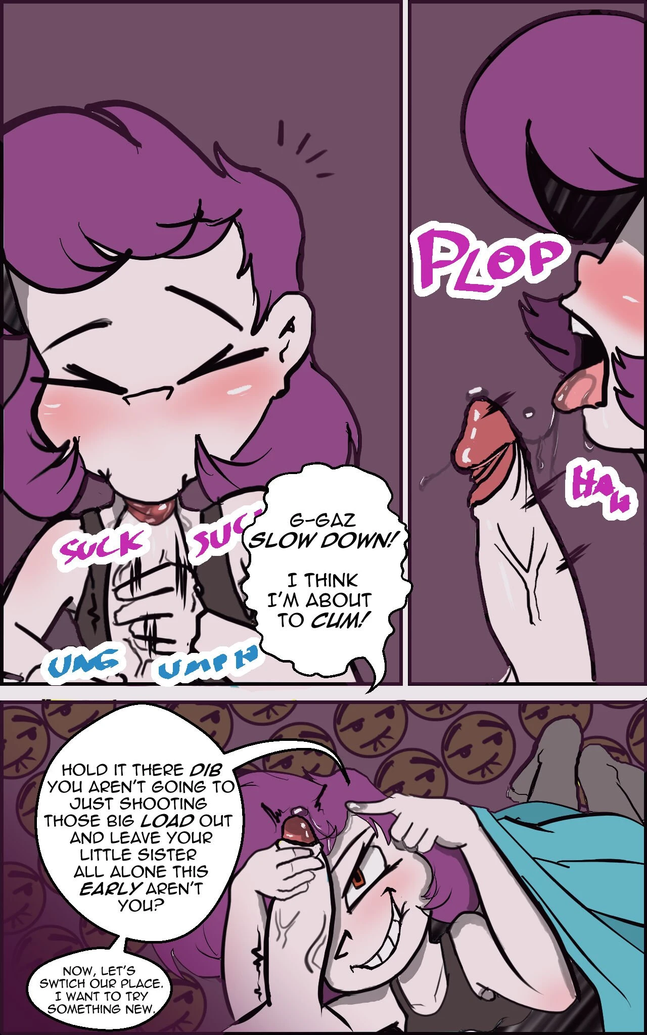 Gaz Sleep Over porn comic picture 3