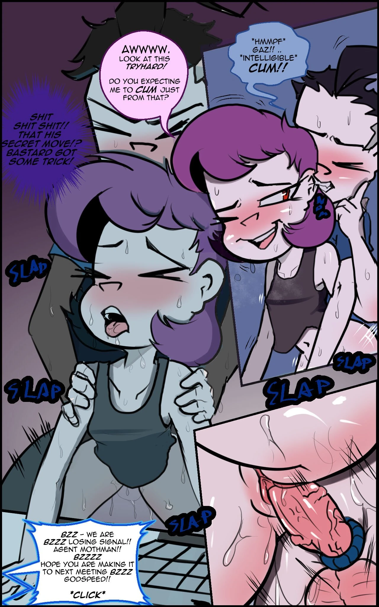 Gaz Sleep Over porn comic picture 7