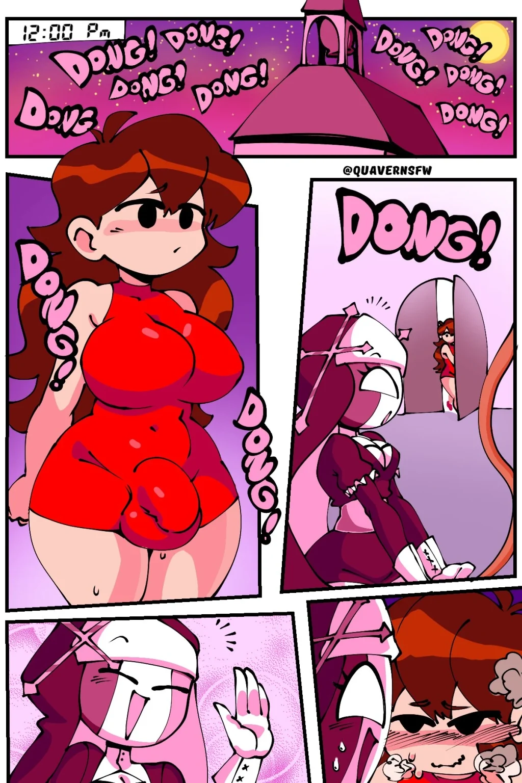 Gf visits Sarvente porn comic picture 1