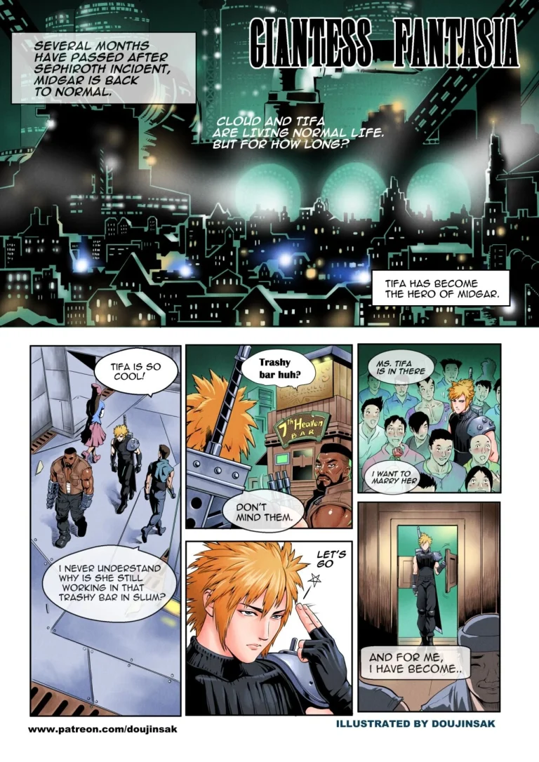 Giantess Fantasia 2 porn comic picture 2