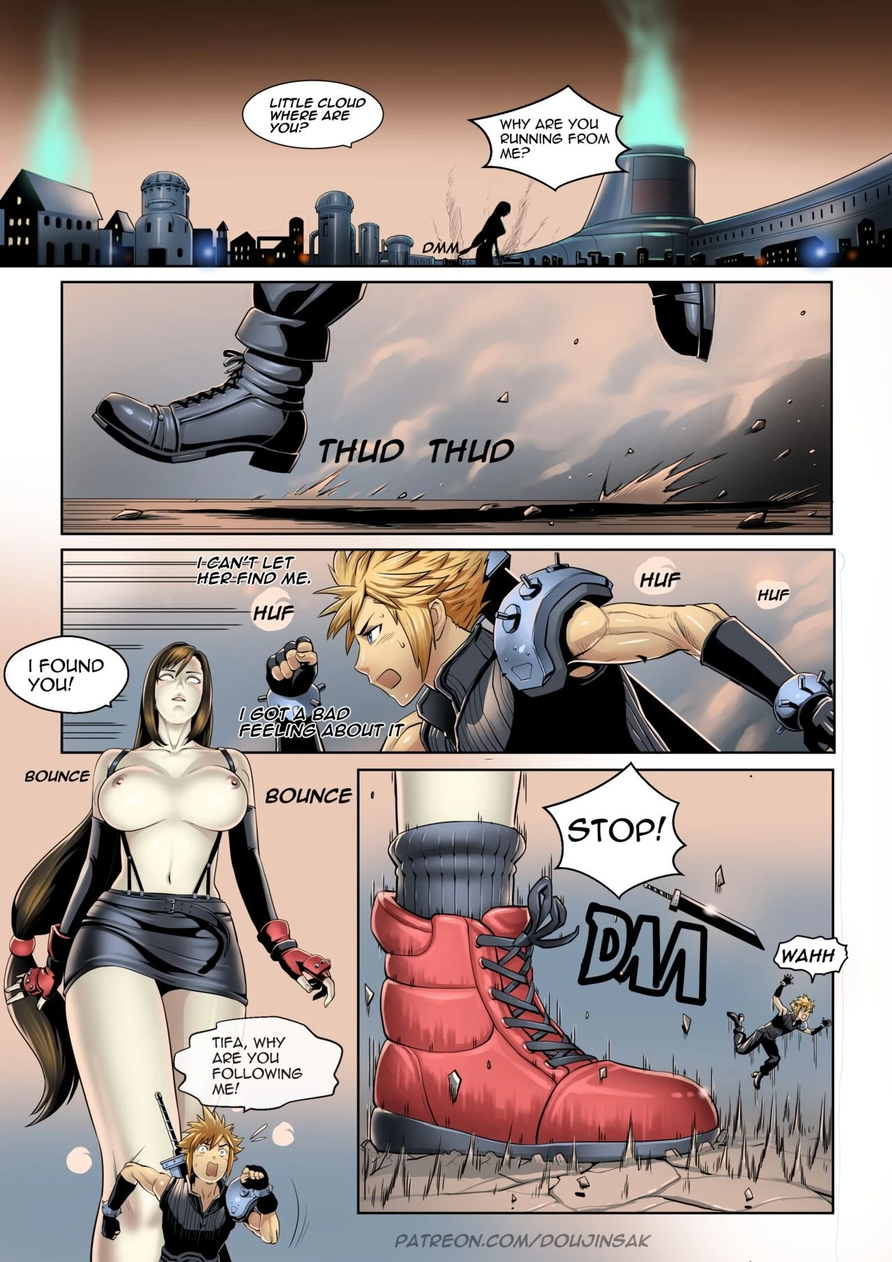 Giantess Fantasia 2 porn comic picture 7