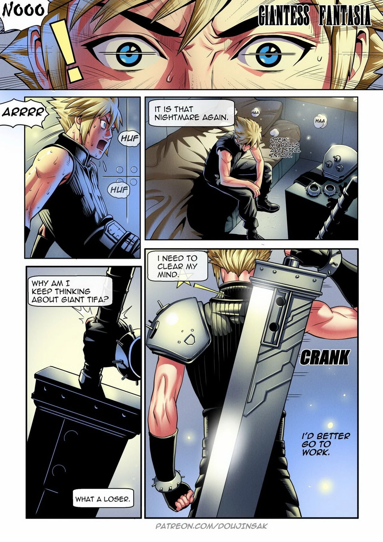 Giantess Fantasia porn comic picture 14