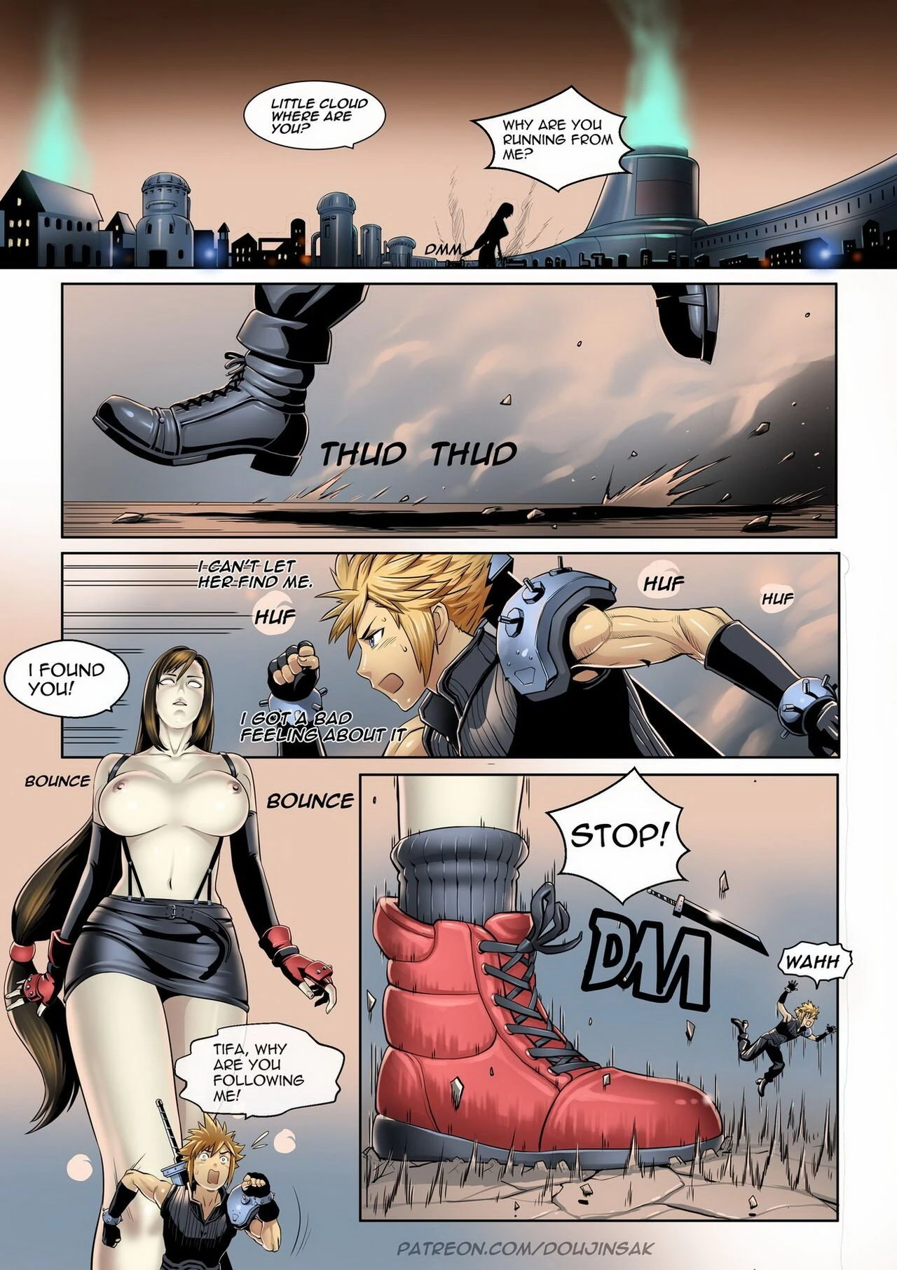 Giantess Fantasia porn comic picture 6