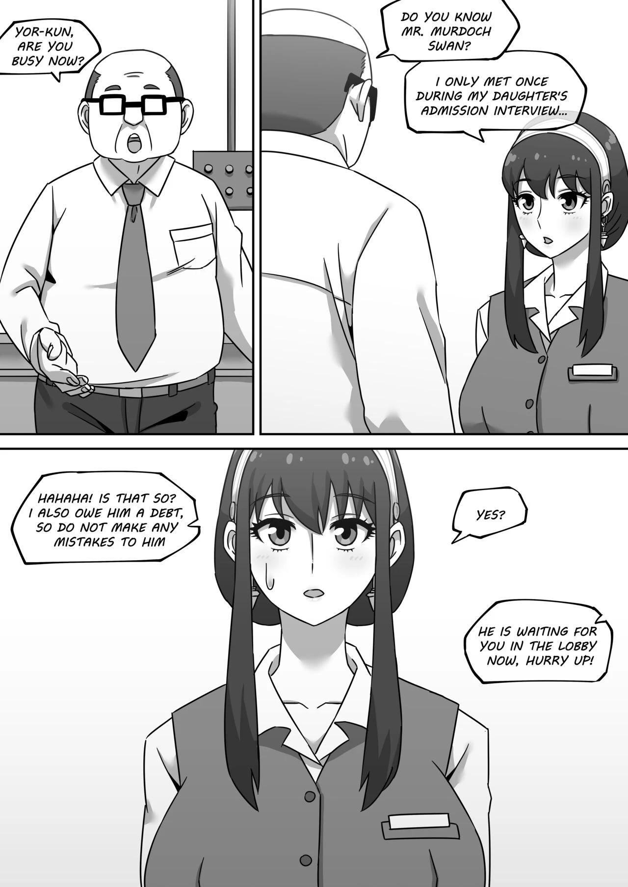 Gibo no Hisoka na Kojin Mendan Yor Forger porn comic picture 4