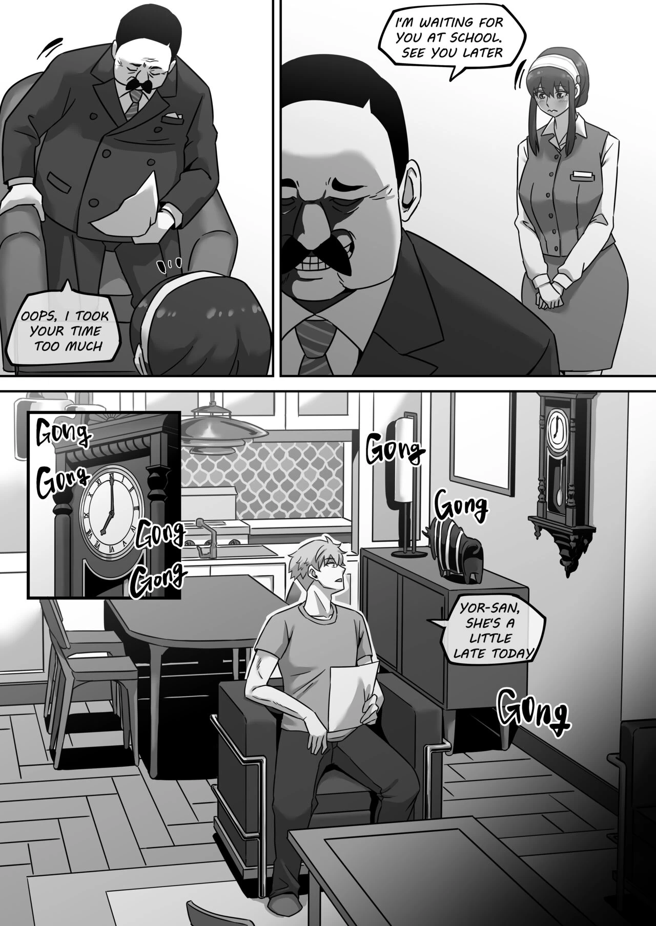 Gibo no Hisoka na Kojin Mendan Yor Forger porn comic picture 7