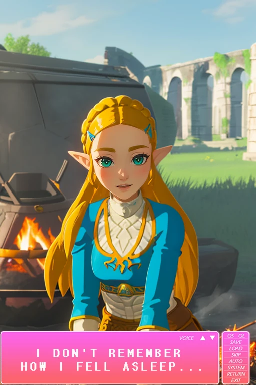 [GIF] Zelda's: Unleashing The Lust For Adventure #3|The bonfire at the Outpost Ruins porn comic picture 10