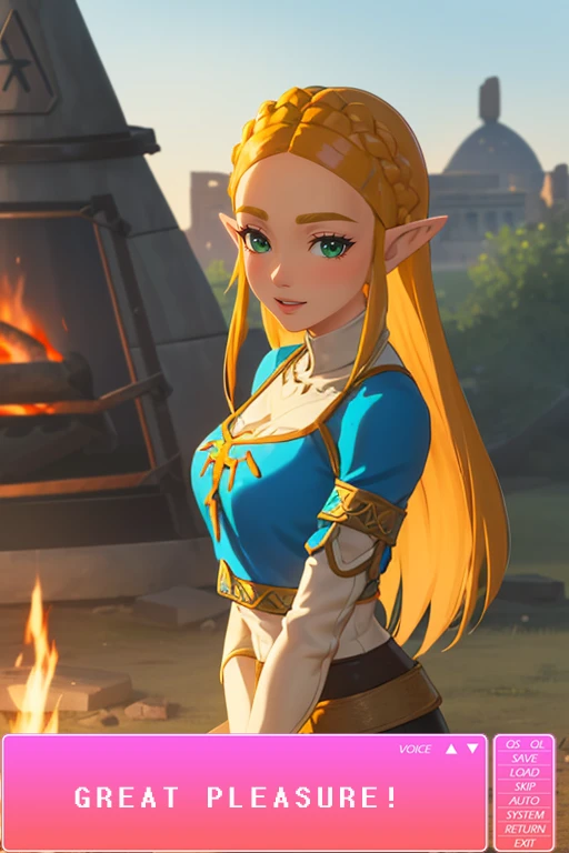 [GIF] Zelda's: Unleashing The Lust For Adventure #3|The bonfire at the Outpost Ruins porn comic picture 14