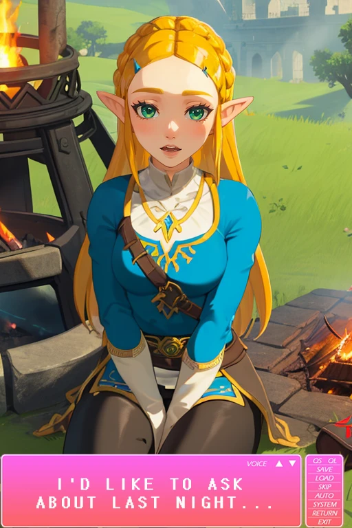 [GIF] Zelda's: Unleashing The Lust For Adventure #3|The bonfire at the Outpost Ruins porn comic picture 7