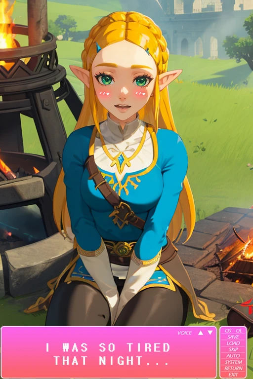 [GIF] Zelda's: Unleashing The Lust For Adventure #3|The bonfire at the Outpost Ruins porn comic picture 8