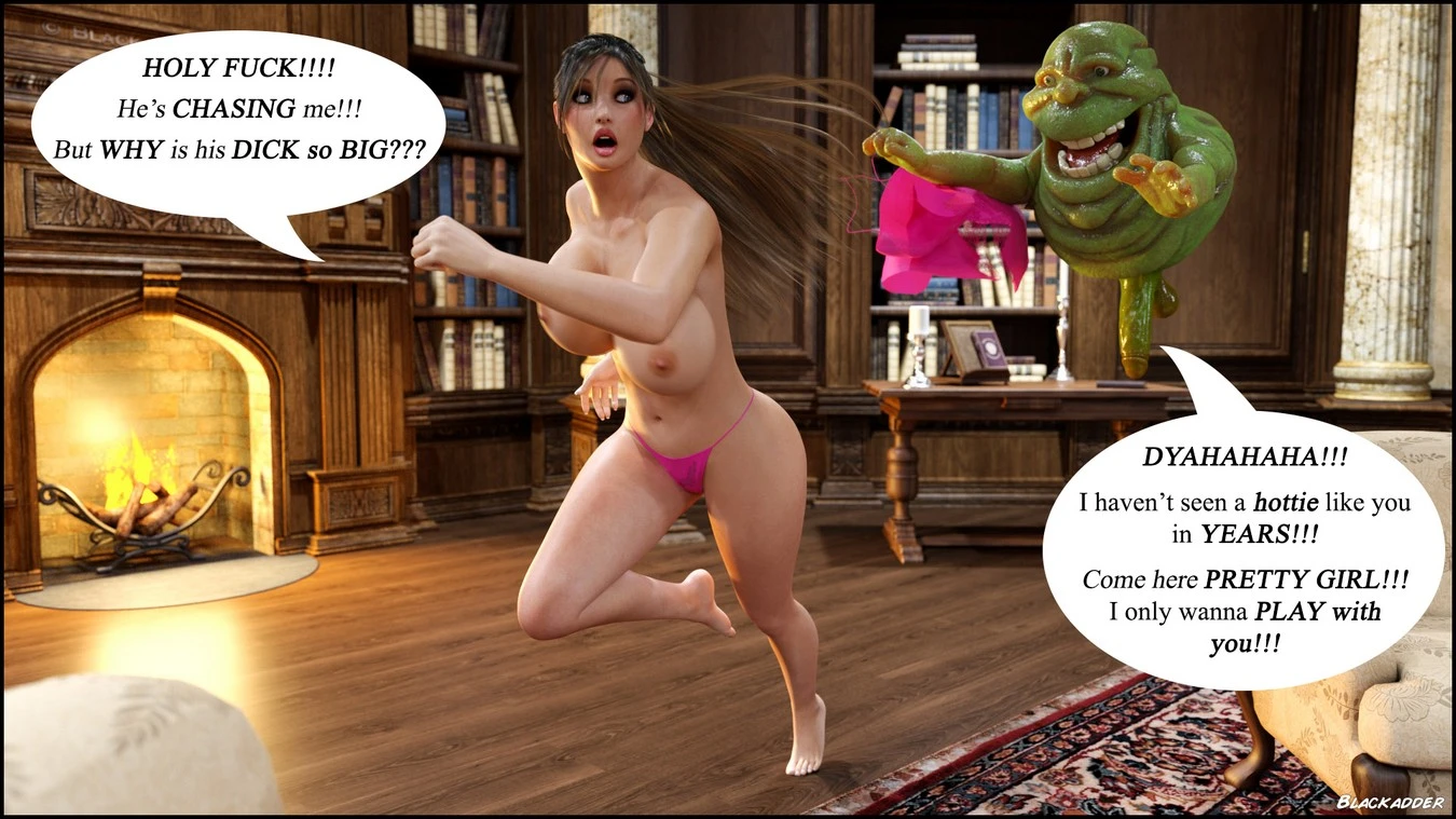 Gisela vs Ghost porn comic picture 5