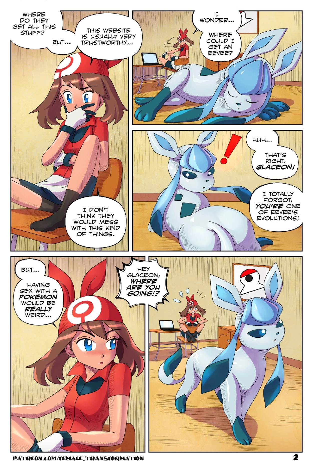 Glaceon's Mysterious Power porn comic picture 3
