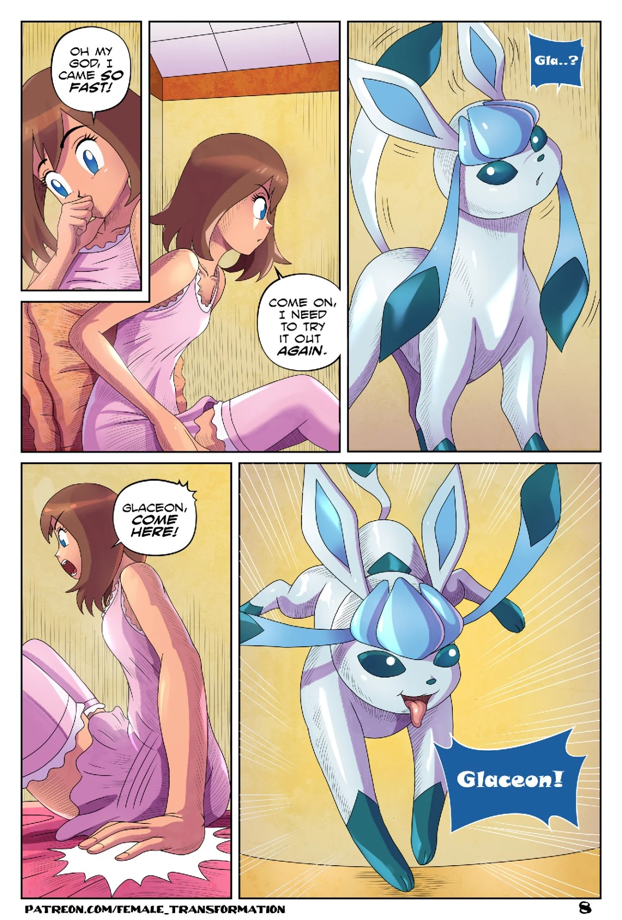 Glaceon's Mysterious Power porn comic picture 9