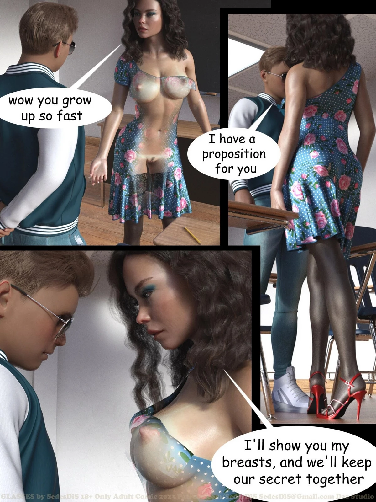 Glasses [SedesDiS] porn comic picture 14