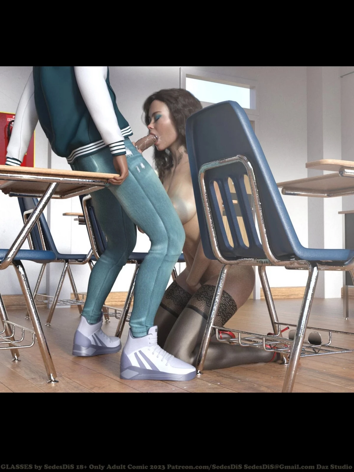 Glasses [SedesDiS] porn comic picture 39