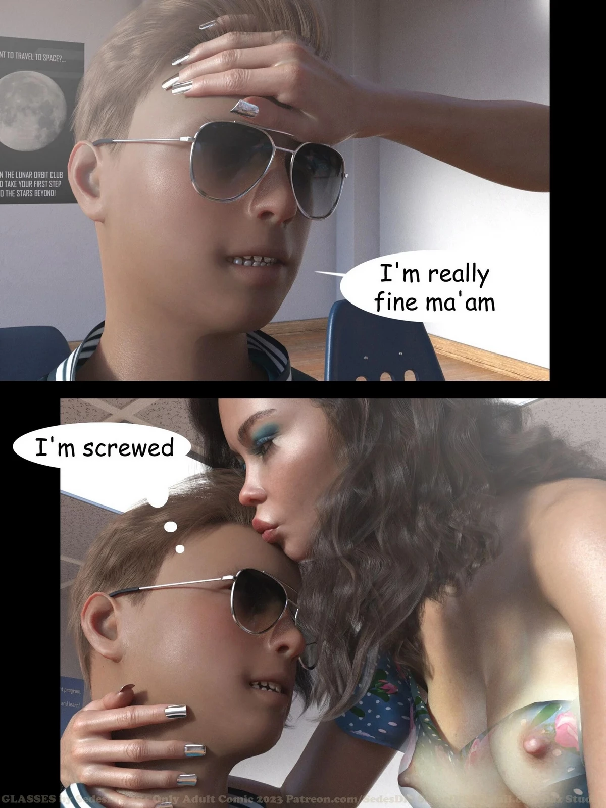 Glasses [SedesDiS] porn comic picture 8