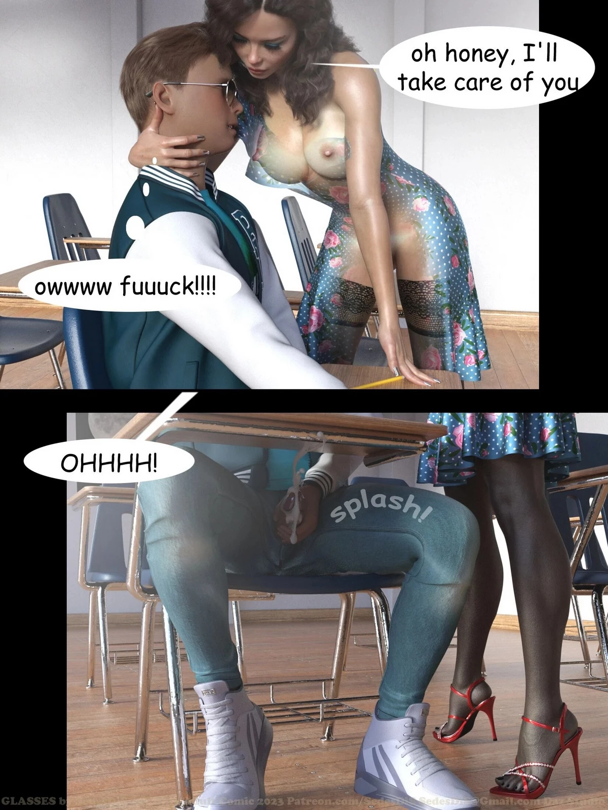 Glasses [SedesDiS] porn comic picture 9