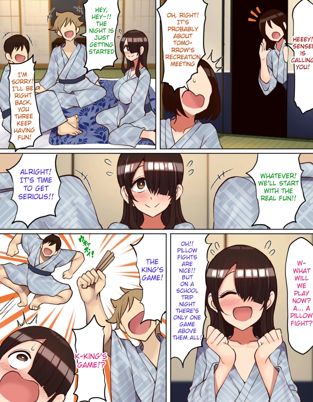 Gloomy-chan Ended Up in a Lively Group on the School Trip | Shuugaku Ryokou de YouCha to Onaji Group ni Nacchatta Mekakure InCha-chan porn comic picture 5