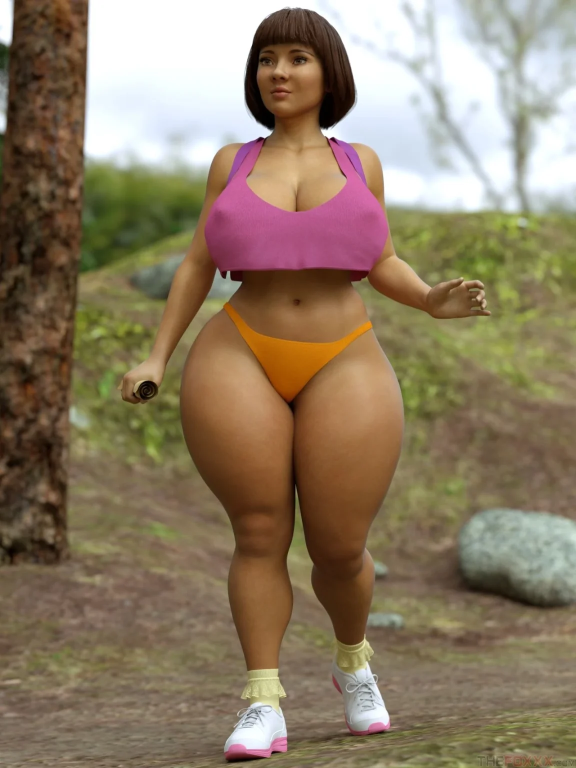Gloria Cosplaying: Whora the Sexplora porn comic picture 1