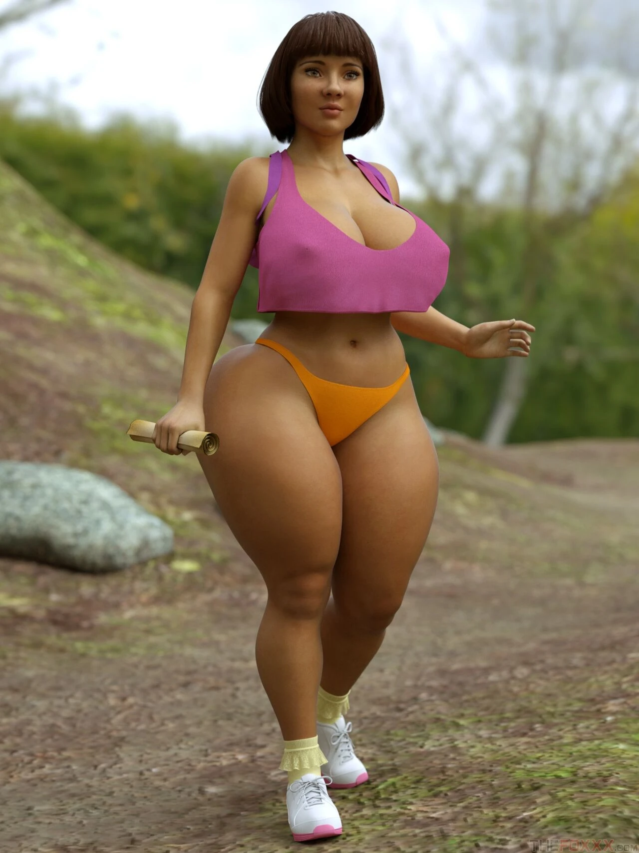 Gloria Cosplaying: Whora the Sexplora porn comic picture 6