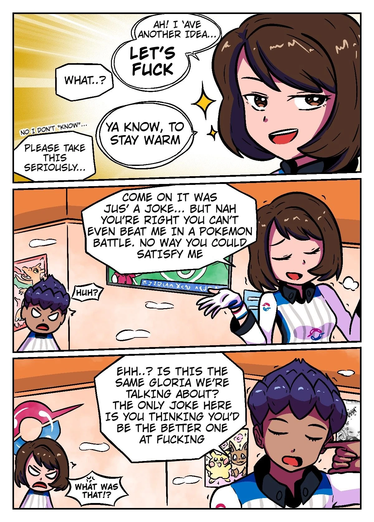 Gloria Used Tail Whip! porn comic picture 3