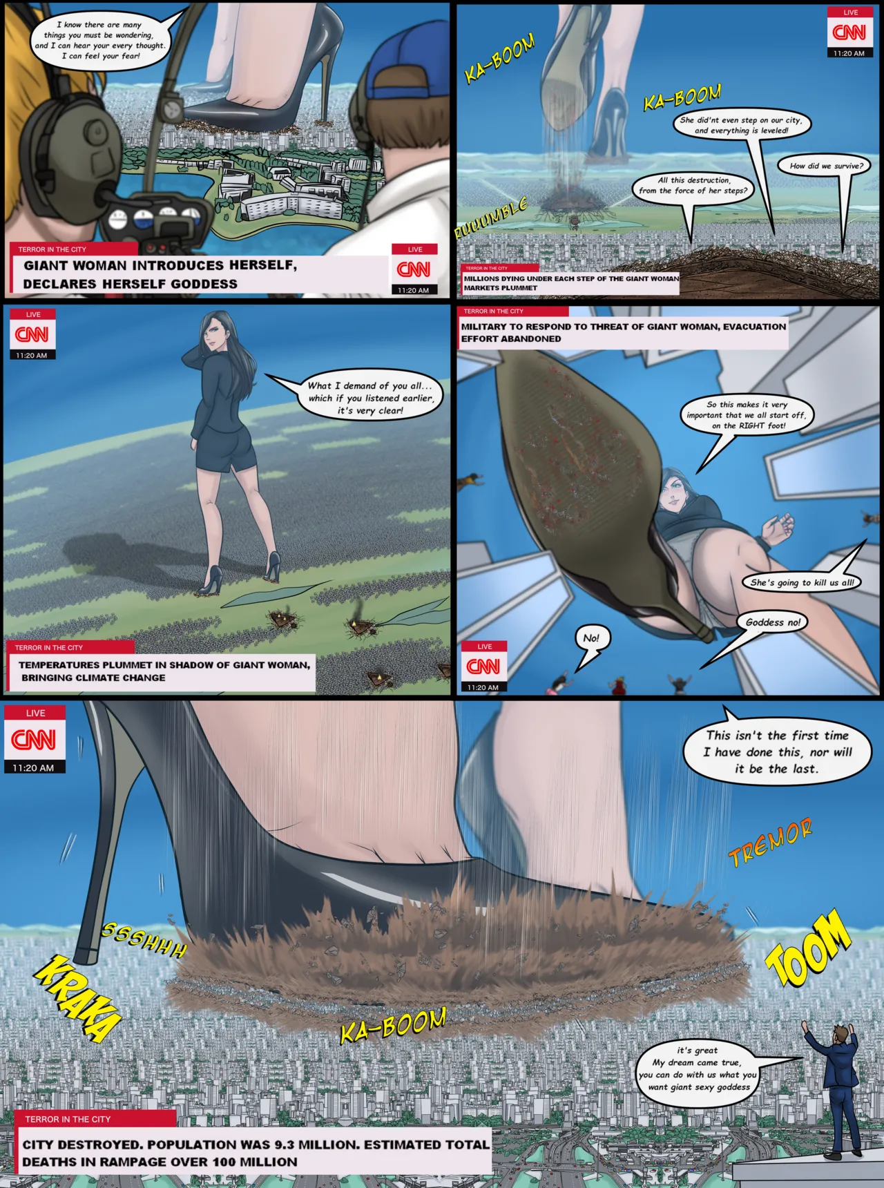 Goddess Elizabeth Queen of Earth porn comic picture 2