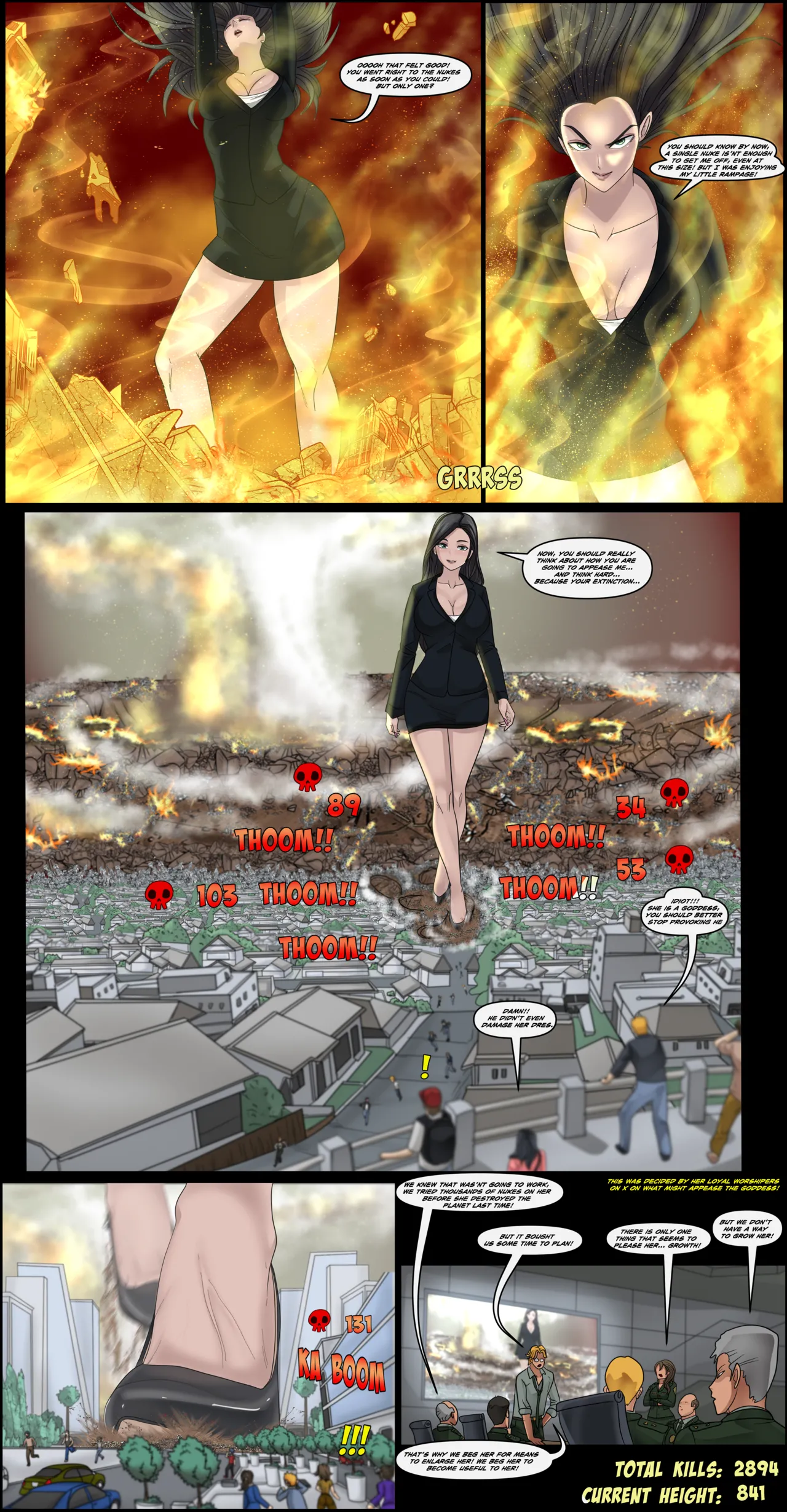 Goddess Elizabeth Queen of Earth porn comic picture 34