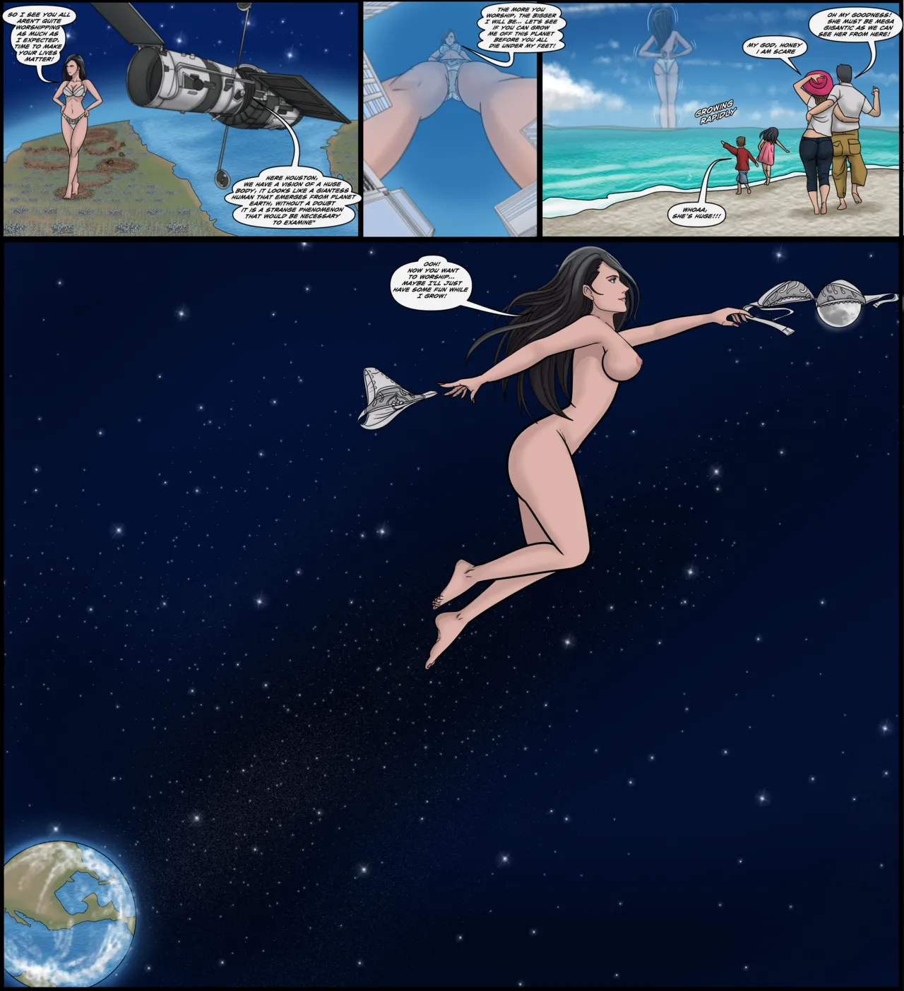 Goddess Elizabeth Queen of Earth porn comic picture 8