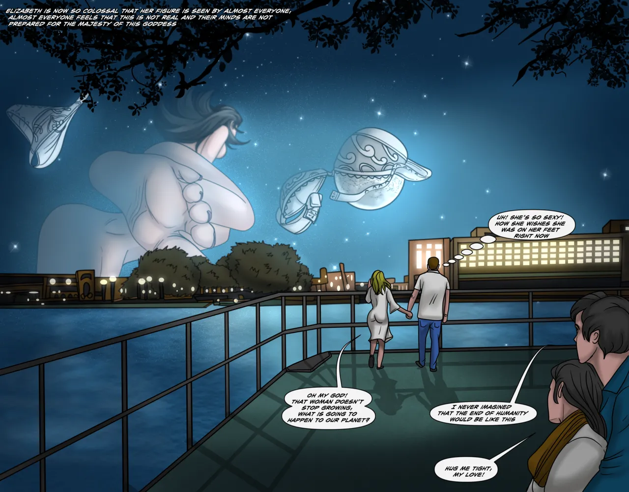 Goddess Elizabeth Queen of Earth porn comic picture 9