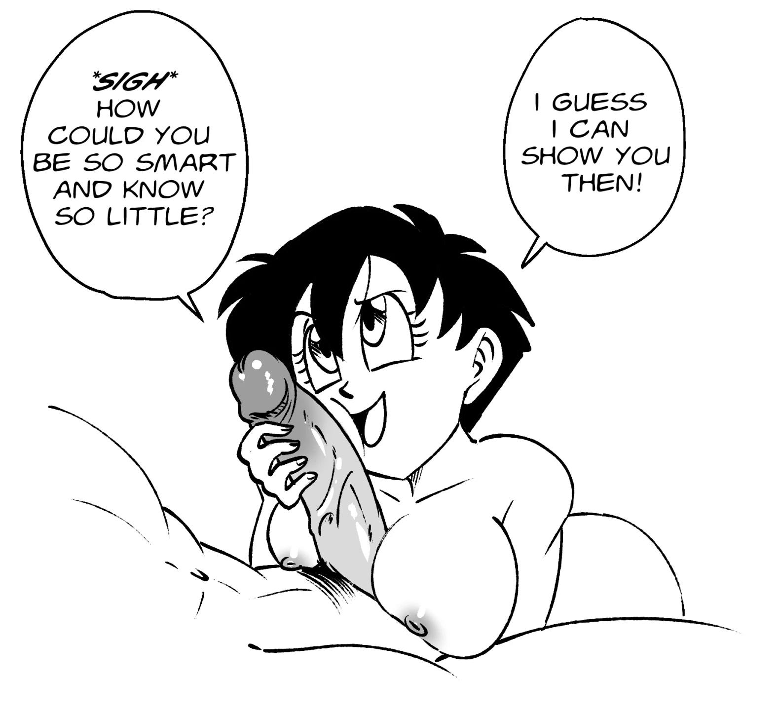 Gohan learns something new porn comic picture 7