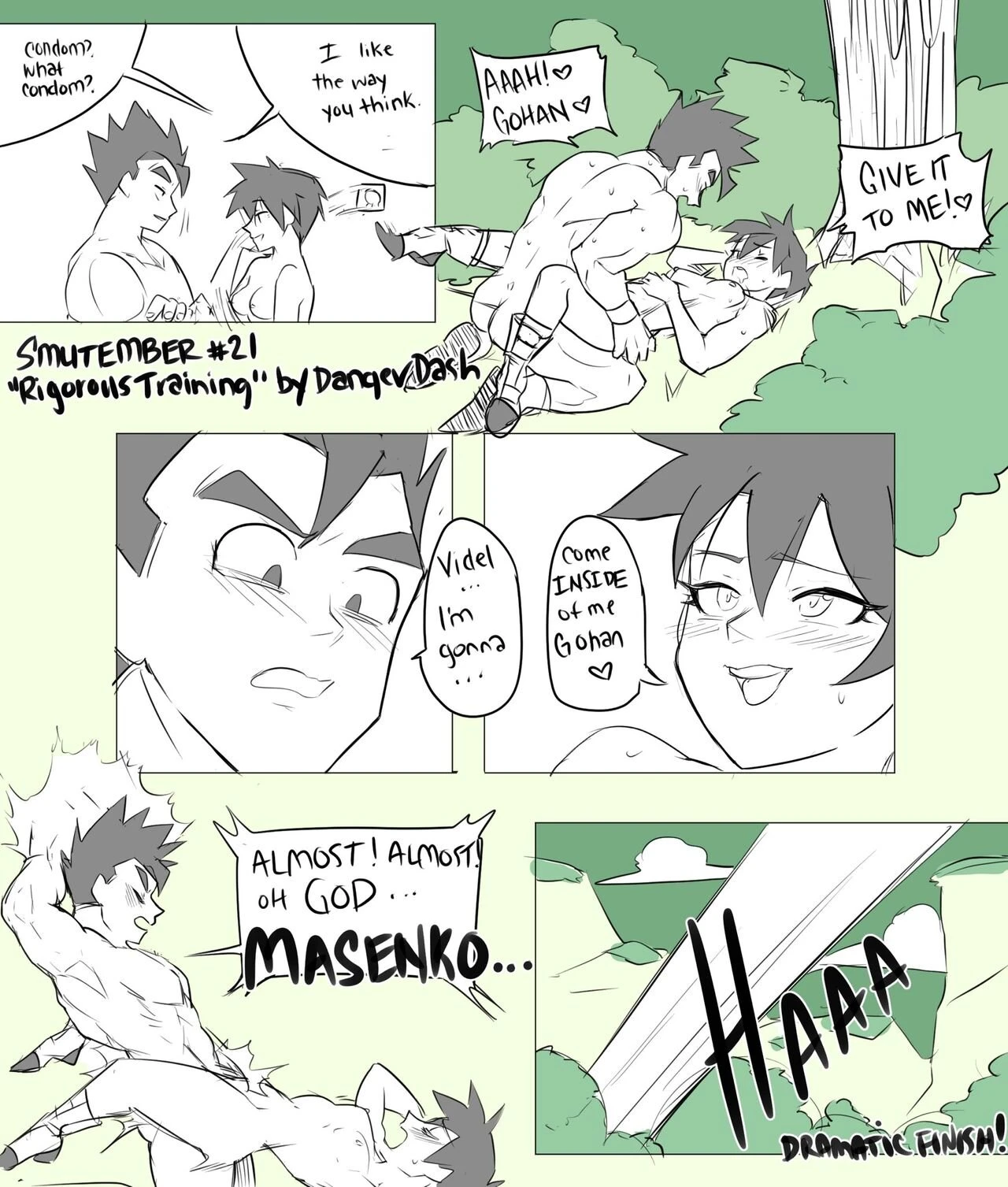 Gohan x Videl Sex Life One-Shots porn comic picture 27