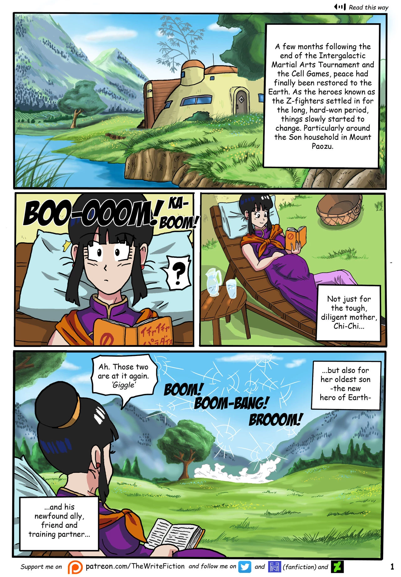 Gohan X Zangya: Fiery Lake porn comic picture 3