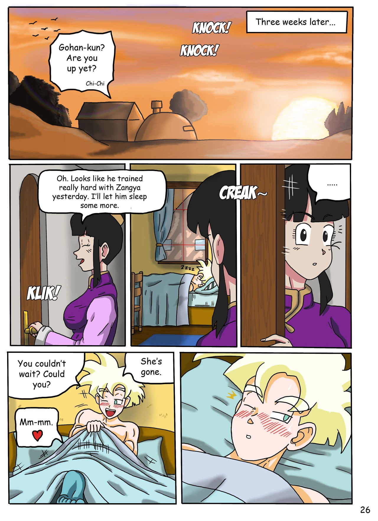 Gohan X Zangya: Fiery Lake porn comic picture 30