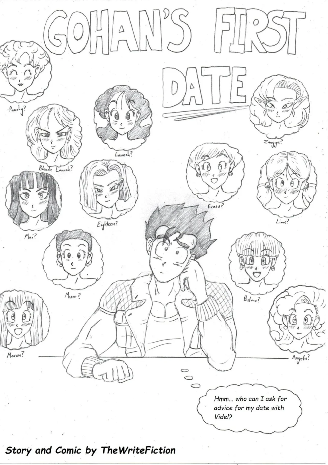 Gohan's First Date porn comic picture 1