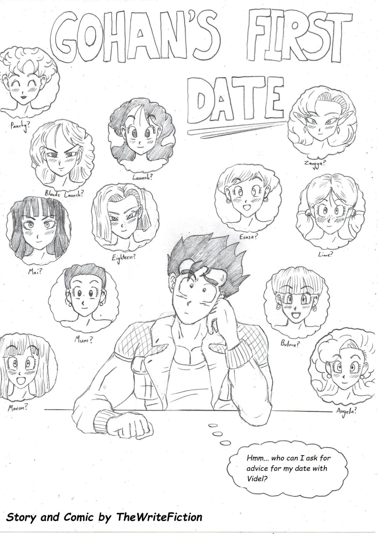 Gohan's First Date porn comic picture 1